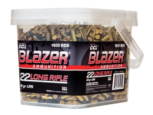 Blazer Rimfire .22LR 38gr LRN 1500rd Bulk Bucket