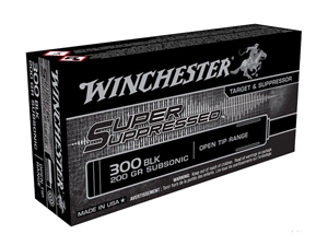 Winchester Super Suppressed .300 Blackout 200gr 20rd