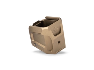 Strike Industries Aluminum Extended Magazine Plate for Sig Sauer 9mm P320, FDE