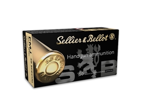 Sellier and Bellot .38Spl 158gr FMJ 50rd