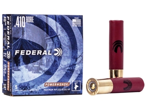 Federal Power-Shok 410 Bore 2.5" 1/4 oz Rifled Slug 5rd