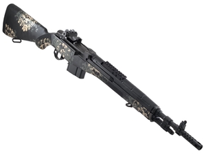 Springfield M1A Scout .308Win 18" Rifle, Black/Sponge Camo - RSR Exclusive