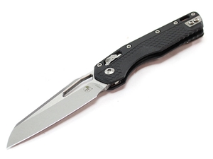 Microtech MSI Polymer Black S/E Stonewash Standard 3.9"