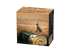 Sellier & Bellot 12GA 2.75" 1 1/8oz 00 Buckshot 25rd