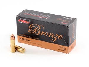 PMC Bronze .38Spl 132gr FMJ 50rd