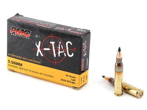 PMC 5.56 X-Tac 62gr FMJ Green Tip LAP 20rd