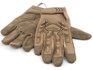 Venture Gear Tactical Heavy Duty Impact Operator Gloves, Tan 