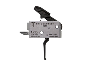 TriggerTech Duty AR15 3.5lb Single Stage Trigger, Flat