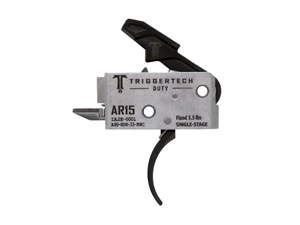 TriggerTech Duty AR15 3.5lb Single Stage Trigger, Curved