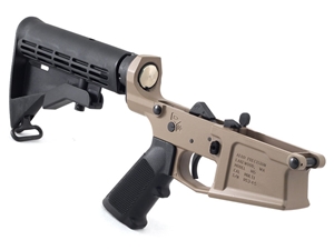 Aero Precision M5 Standard Complete Lower Receiver, FDE Cerakote