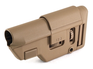 B5 Systems Collapsible Precision Stock, Coyote Brown - Short/SR25