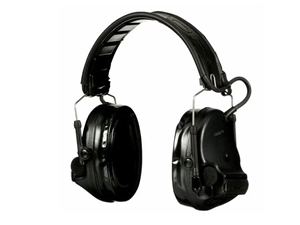 Peltor SwatTac V Hearing Defender Headset/Ear Muffs, Black