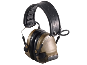 Peltor Comtac V Hearing Defender Headset/Ear Muffs, Coyote Brown