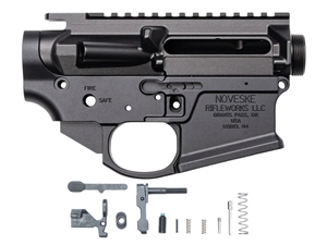 Noveske N4 Gen4 Billet Stripped Upper & Lower Matched Receiver Set, Black
