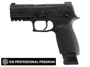 Sig Sauer P320 M18 9mm 3.9" 17rd Pistol, Black - Sig Sauer Professional Program
