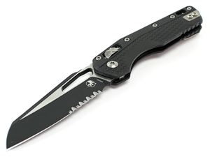 Microtech MSI Polymer Black S/E Stonewash Standard 3.9