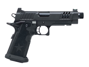 Staccato P OR 9mm 5" DLC 17rd Pistol w/ X Series Serrations & G2 Tac Grip TB