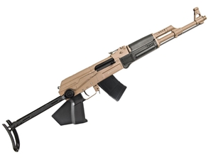 Arsenal SAS M-7 Classic Milled Under Folder 7.62x39 16" Rifle, Covert FDE Cerakote - CA Featureless
