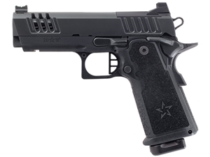 Staccato C OR Full Size 9mm 4" DLC 17rd Pistol w/ X Series Serrations & Flat Trigger