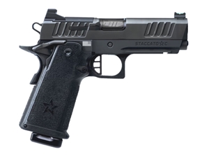 Staccato C OR Full Size 9mm 4" DLC 17rd Pistol w/ Flat Trigger