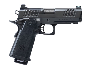 Staccato C OR Full Size 9mm 4" DLC 17rd Pistol w/ X Series Serrations