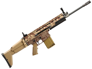 FN SCAR 17S NRCH .308Win 16" 20rd Rifle, Chocolate Chip Desert Camo