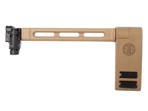 Sig Sauer MCX/MPX Folding Pistol Brace 1913 Rail - Coyote