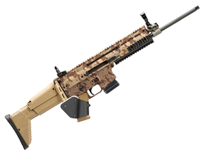 FN SCAR 16S NRCH 5.56mm 16" Rifle, Chocolate Chip Desert Camo - CA Featureless
