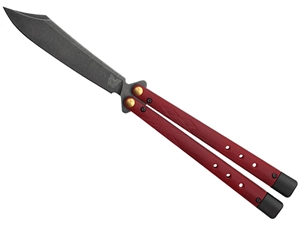 Benchmade Necron Bali-song Knife, Ruby Red G-10