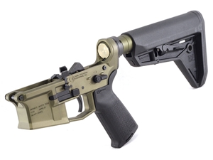 Aero Precision M4E1 Pro Ambi Complete Lower Receiver w/MOE Grip & SL Stock, OD Green Anodized