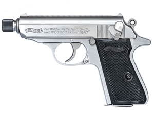Walther PPK/S SD .32ACP 3.3" 8rd Pistol, Stainless TB