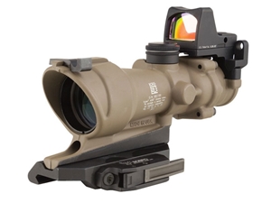Trijicon ACOG 4x32 ECOS .223 BDC Amber Crosshair Reticle Riflescope w/RMR Type 2 3.25 MOA