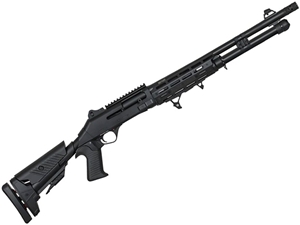 Orthos Raider S4 12GA 18.5" 8rd Shotgun, Black - Factory CA