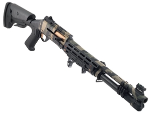 Orthos Raider S4 Elite 12GA 18.5" 8rd Shotgun, Woodland - Factory CA