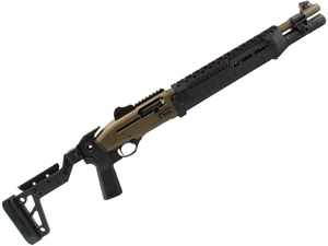 Beretta LTT 1301 Tactical Mod 2 12GA 18.5" 8rd Shotgun w/TJ, Zhukov HG, Folding Chisel Stock, Bronze