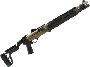 Beretta LTT 1301 Tactical Mod 2 12GA 18.5" 8rd Shotgun w/TJ, Zhukov HG, Folding Chisel Stock, FDE