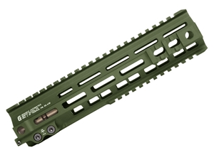 Geissele SMR Super Modular Rail MLOK Handguard, MK4 Federal 10" - OD Green