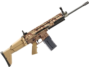 FN SCAR 16S NRCH 5.56mm 16" Rifle, Chocolate Chip Desert Camo - CA