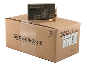 Sellier & Bellot 6.5CM 140gr FMJ 500rd Bulk Case