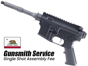 Gunsmith CA Single Shot Pistol Assembly Fee