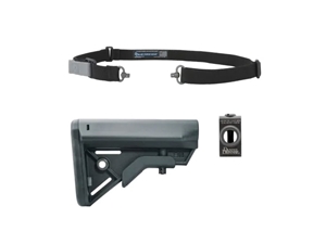 Blue Force Gear M4 Modern Combat Sling Kit w/QD Mount & B5 Bravo Stock, Black