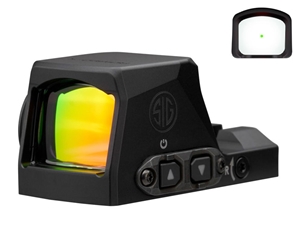 ★ROMEO★ Sig Sauer Romeo-X Pro Enclosed 2 MOA Circle Dot Red Dot Sight, FDE