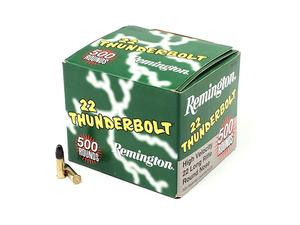 Remington Thunderbolt 22LR 40gn LRN 500rd Bulk Box