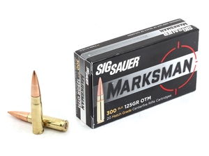 Sig Sauer 300BLK 125gr Elite Match Grade OTM 20rd