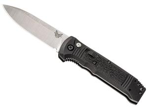 Benchmade Casbah Automatic Black Grivory 3.4" Satin Knife 4400