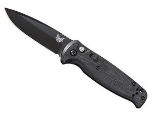 Benchmade CLA Drop Point Auto Black G-10 3.4" Knife 4300BK