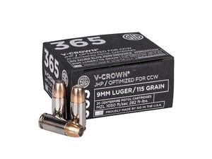 Sig Sauer Elite V-Crown 365 9mm 115gr JHP 20rd