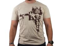 RifleGear Rifle Fashion T-Shirt, Tan M